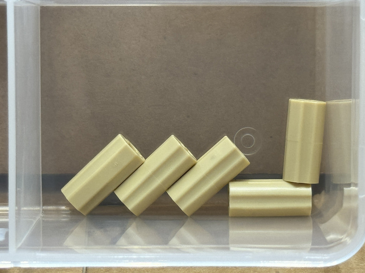 LEGO Parts - Tan Technic, Axle Connector 2L - No 6538c - QTY 5
