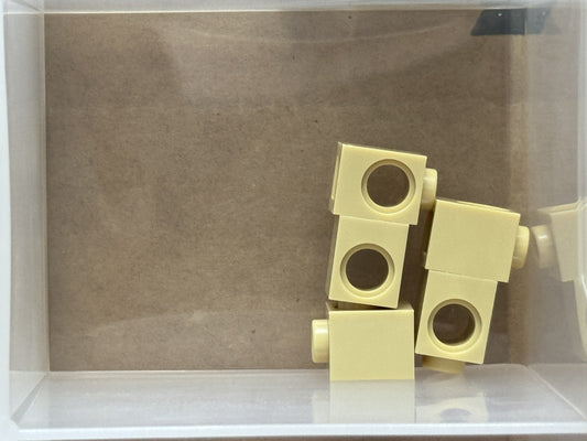 LEGO Parts - Tan Technic, Brick 1 x 1 with Hole - No 6541 - QTY 5