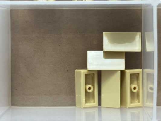 LEGO Parts - Tan Slope 30 1 x 2 x 2/3 - No 85984 - QTY 5
