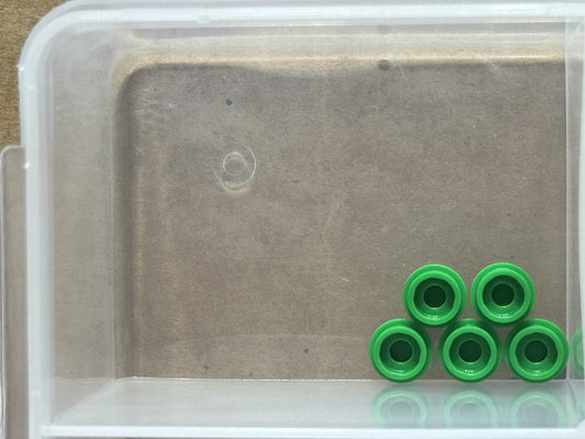 LEGO Parts - Bright Green Plate, Round 1 x 1 - No 4073 - QTY 5