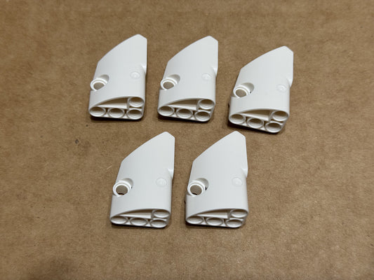 LEGO Parts - White Technic, Panel Fairing # 1 - No 87080 - QTY 5