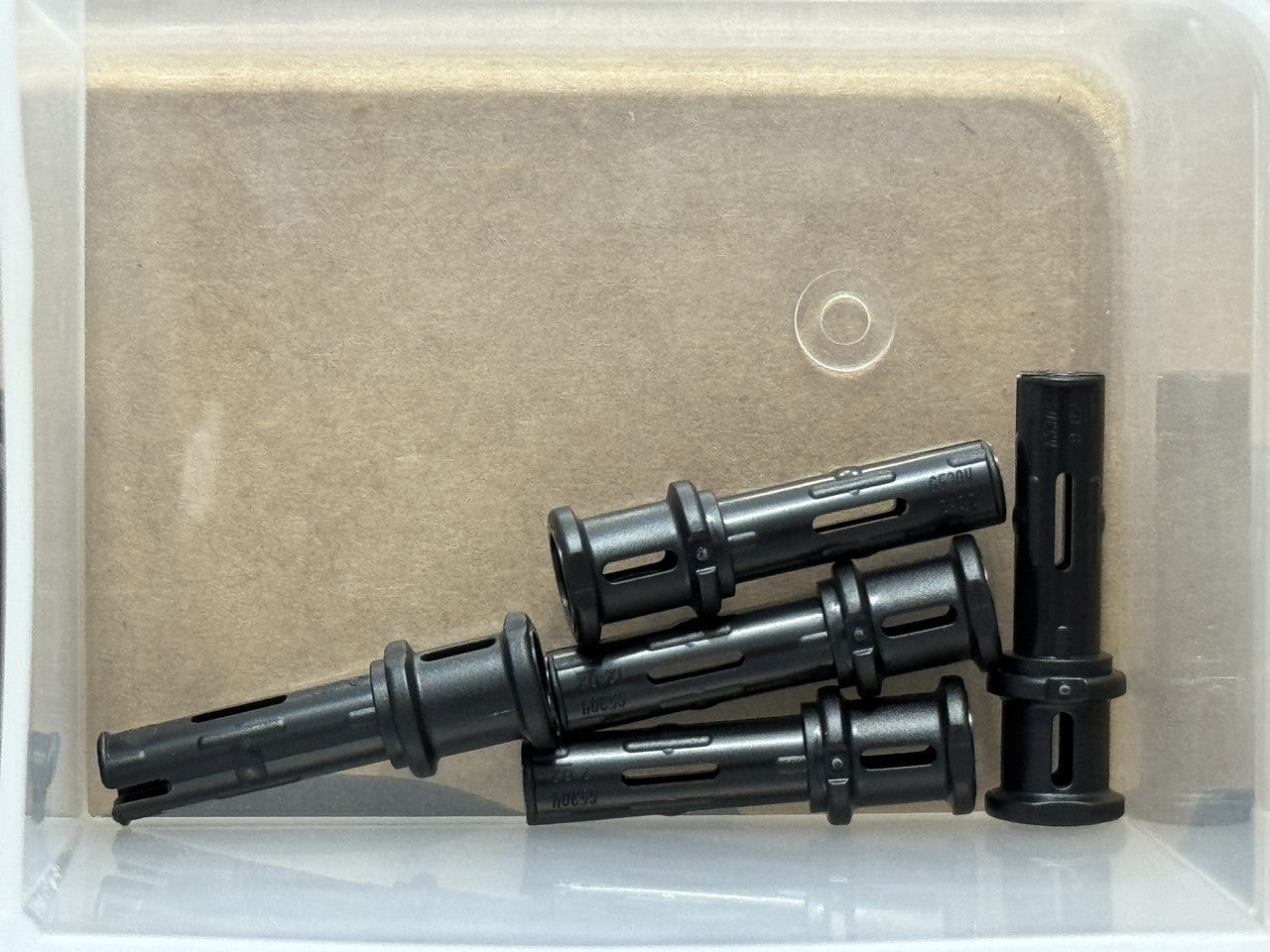 LEGO Parts - Black Technic, Pin 3L with Stop Bush - No 32054 - QTY 5