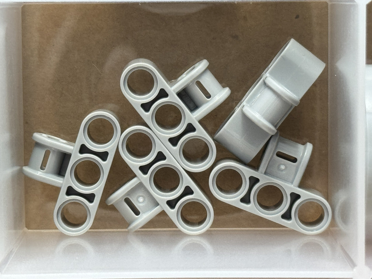 LEGO Parts - Light Bluish Gray Technic, Axle Pin Triple - No 63869 - QTY 5