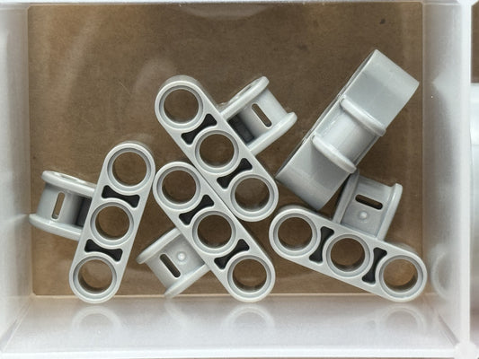 LEGO Parts - Light Bluish Gray Technic, Axle Pin Triple - No 63869 - QTY 5