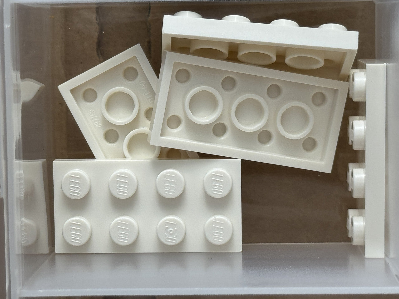 LEGO Parts - White Plate 2 x 4 - No 3020 - QTY 5