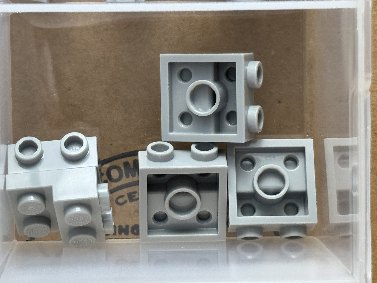 LEGO Parts - Light Bluish Gray Plate 2 x 2 x 2/3 2 Studs Side - No 4304 - QTY 5