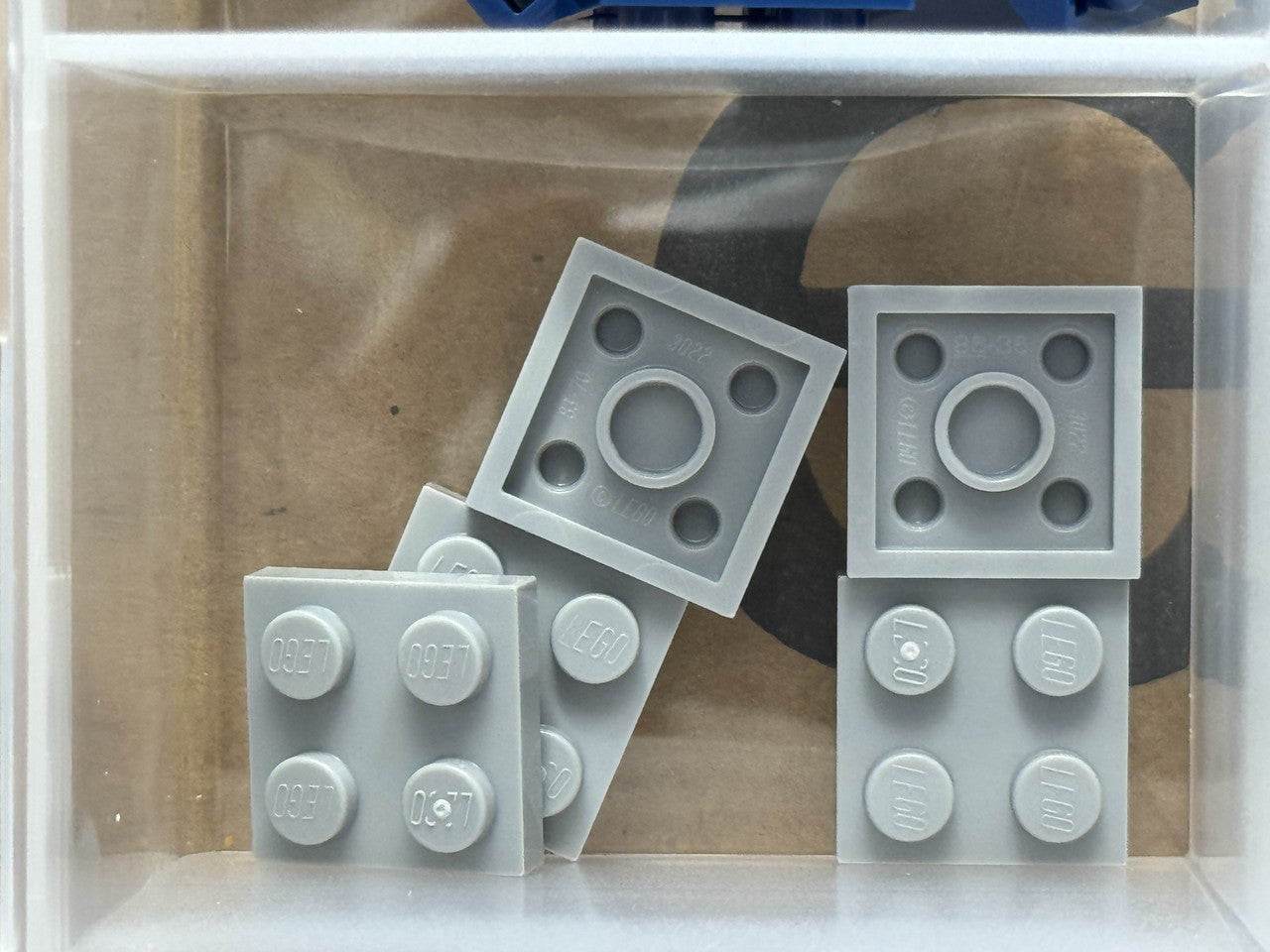 LEGO Parts - Light Bluish Gray Plate 2 x 2 - No 3022 - QTY 5