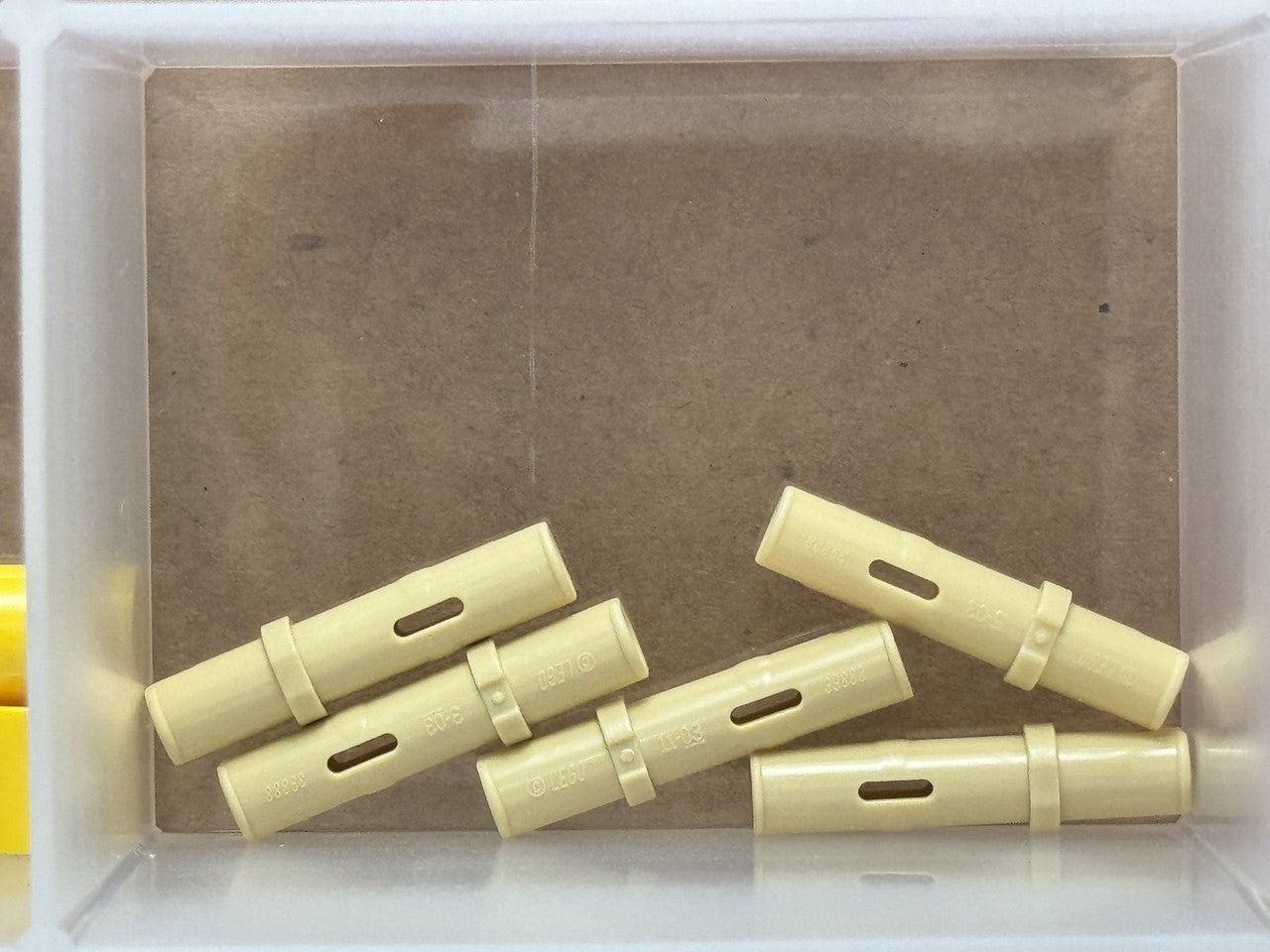 LEGO Parts - Tan Technic, Pin 3L without Friction Ridges - No 32556 - QTY 5
