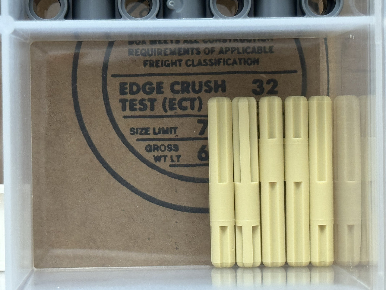 LEGO Parts - Tan Technic, Axle 4L with Center Stop - No 99008 - QTY 5