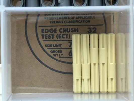 LEGO Parts - Tan Technic, Axle 4L with Center Stop - No 99008 - QTY 5