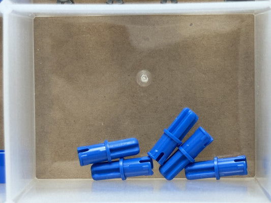 LEGO Parts - Blue Technic, Axle 1L with Pin - No 43093 - QTY 5