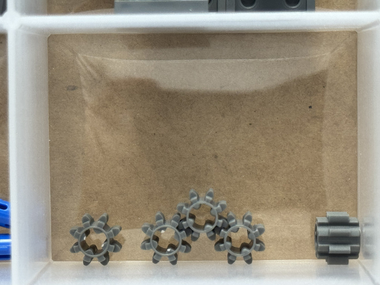 LEGO Parts - Dark Bluish Gray Technic, Gear 8 Tooth Dual Face - No 10928 - QTY 5
