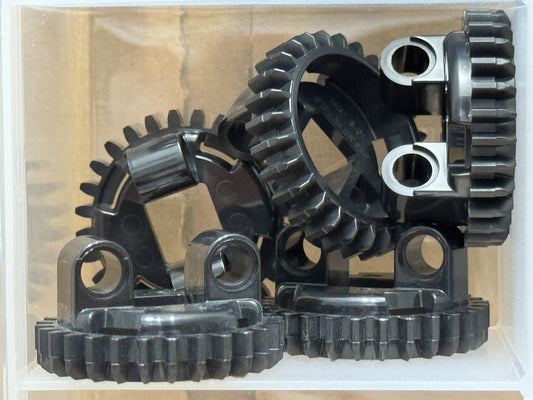 LEGO Parts - Black Technic Turntable 28 Tooth, Top - No 99010 - QTY 5