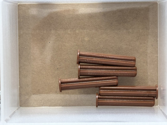 LEGO Parts - Reddish Brown Technic, Axle 3L with Stop - No 24316 - QTY 5