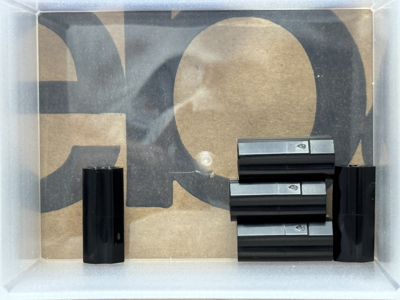LEGO Parts - Black Technic, Axle Connector 2L - No 6538c - QTY 5