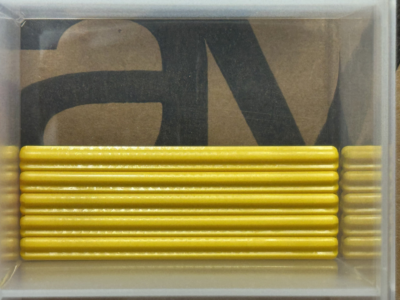 LEGO Parts - Yellow Technic, Axle 7L - No 44294 - QTY 5
