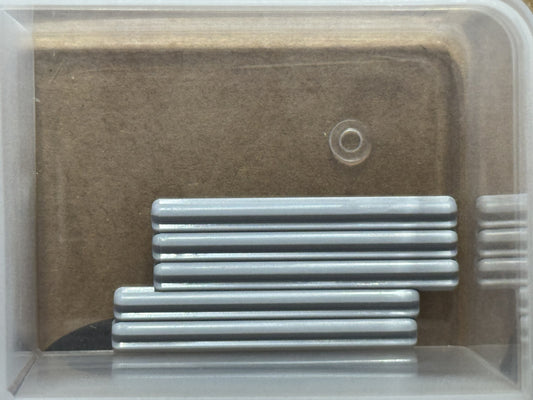 LEGO Parts - Light Bluish Gray Technic, Axle 5L - No 32073 - QTY 5