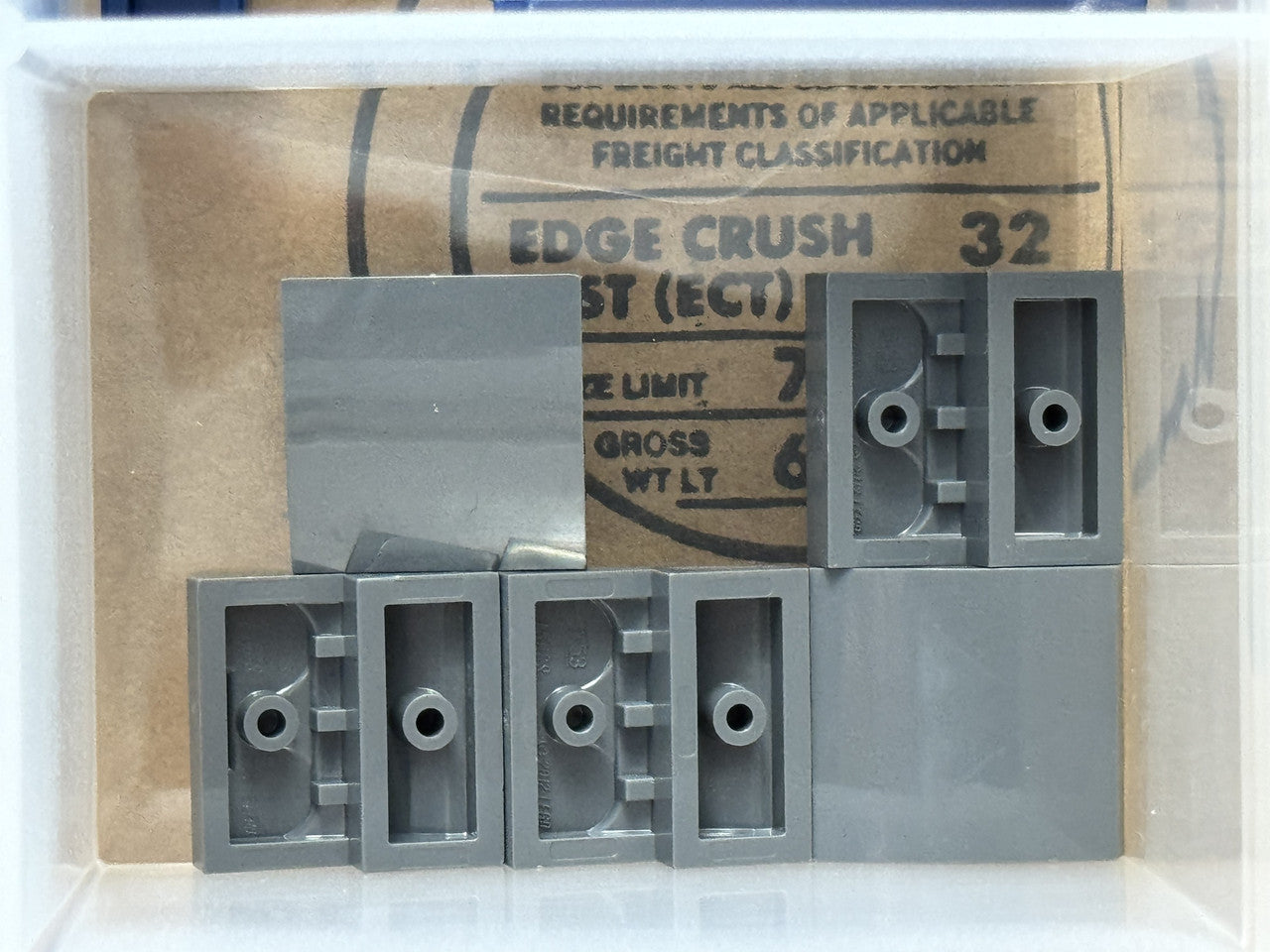 LEGO Parts - Dark Bluish Gray Slope, Curved 2 x 2 x 2/3 - No 15068 - QTY 5
