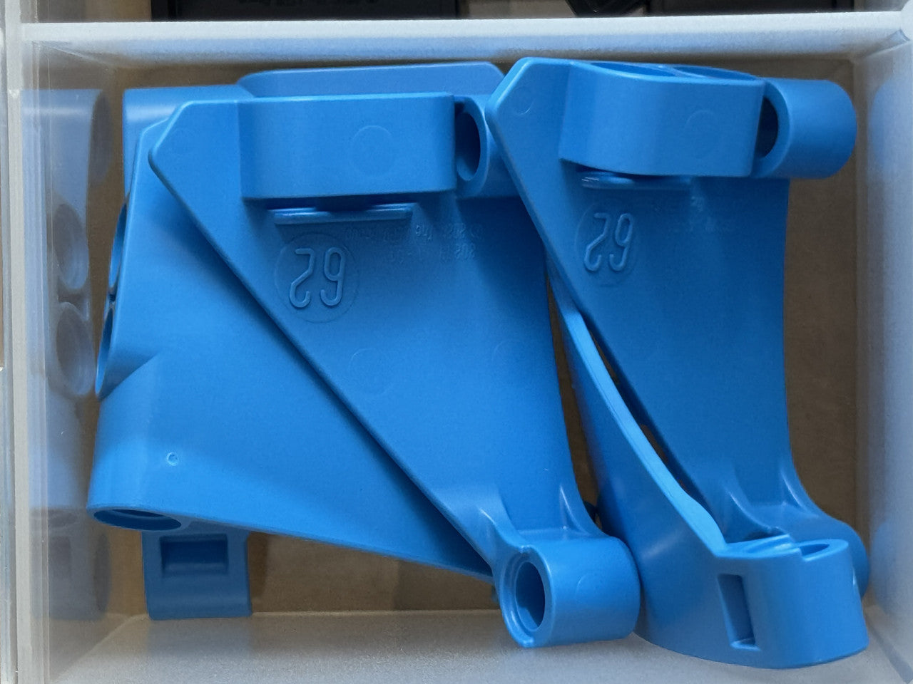 LEGO Parts - Dark Azure Technic, Panel Curved #62 5 x 4 Right - No 80274 - QTY 5