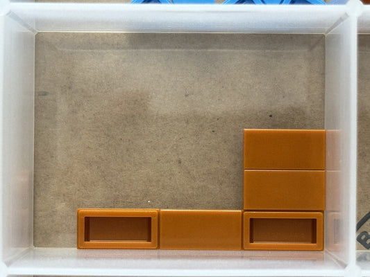 LEGO Parts - Dark Orange Tile 1 x 2 - No 3069 - QTY 5