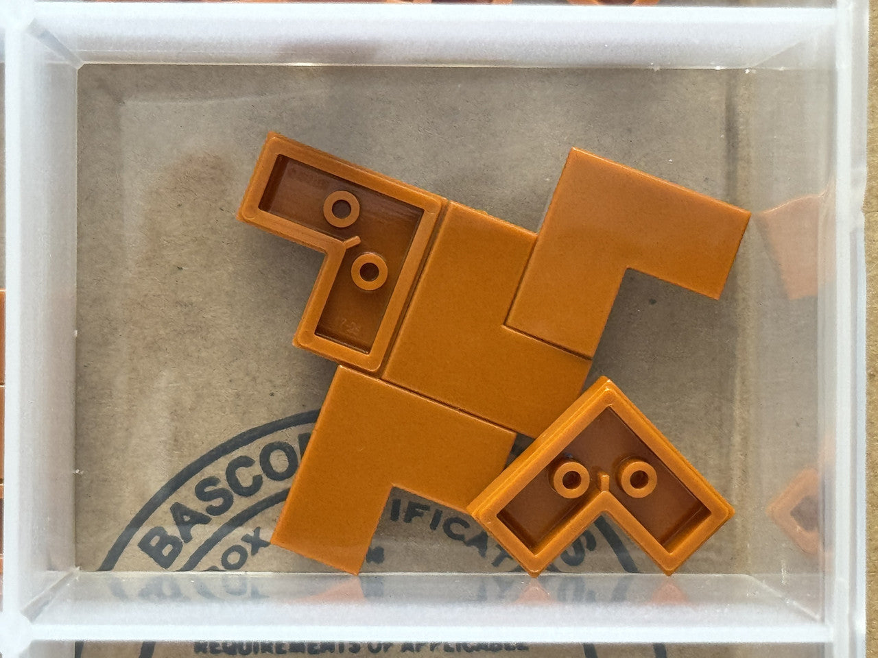 LEGO Parts - Dark Orange Tile 2 x 2 Corner - No 14719 - QTY 5