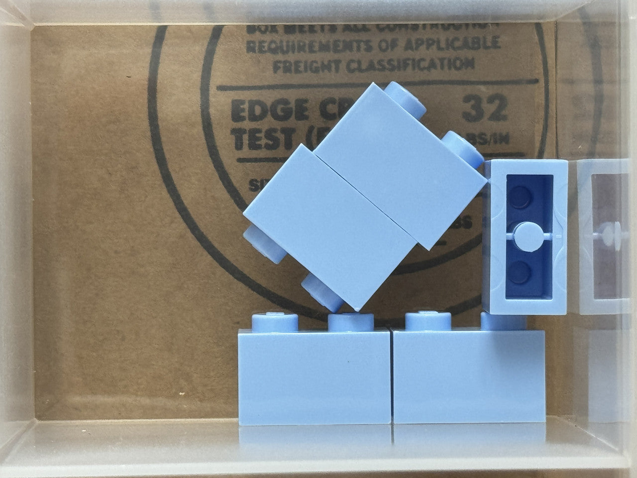 LEGO Parts - Bright Light Blue Brick 1 x 2 - No 3004 - QTY 5