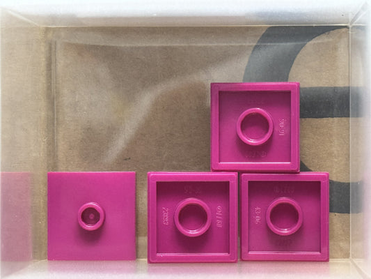 LEGO Parts - Magenta Plate 2 x 2 1 Stud in Center (Jumper) - No 87580 - QTY 5
