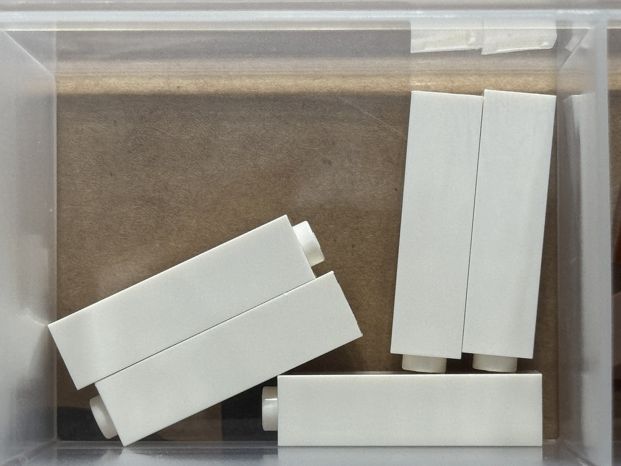 LEGO Parts - White Brick 1 x 1 x 3 - No 14716 - QTY 5