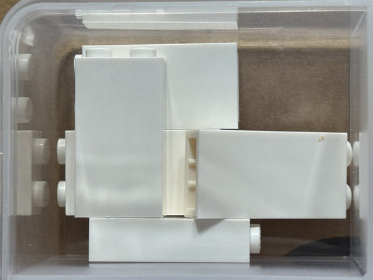 LEGO Parts - White Brick 1 x 2 x 3 - No 22886 - QTY 5