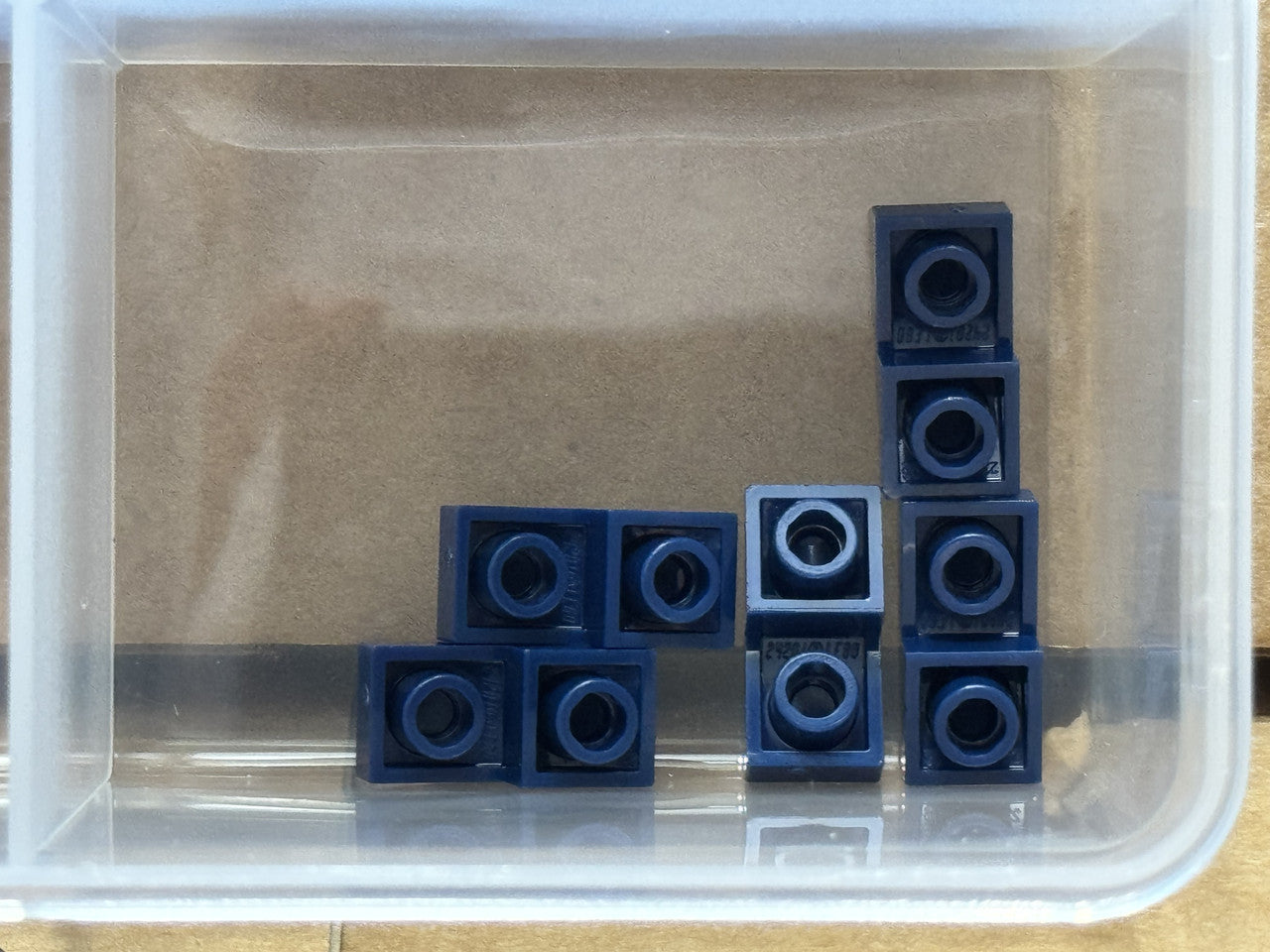 LEGO Parts - Dark Blue Slope, Curved 2 x 1 x 2/3 Inverted - No 24201 - QTY 5