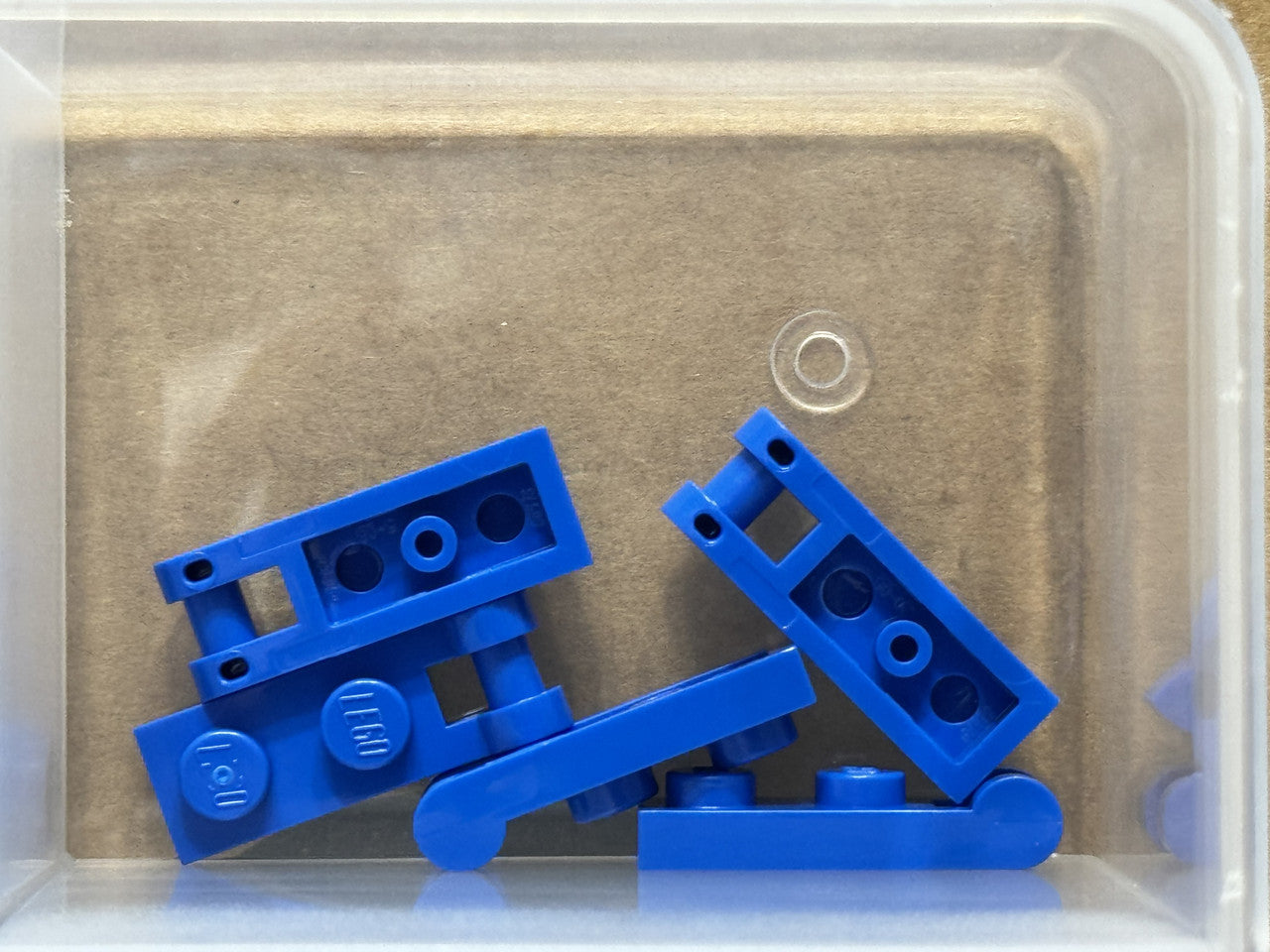 LEGO Parts - Blue Plate 1 x 2 with Bar Handle on End - No 60478 - QTY 5