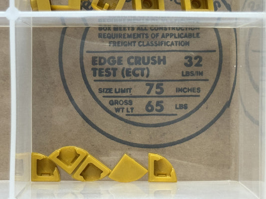 LEGO Parts - Pearl Gold Tile, Round 1 x 1 Quarter - No 25269 - QTY 5
