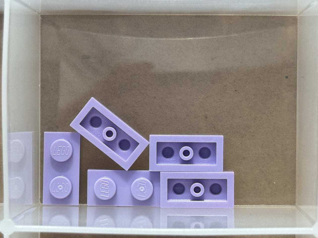 LEGO Parts - Lavender Plate 1 x 2 - No 3023 - QTY 5