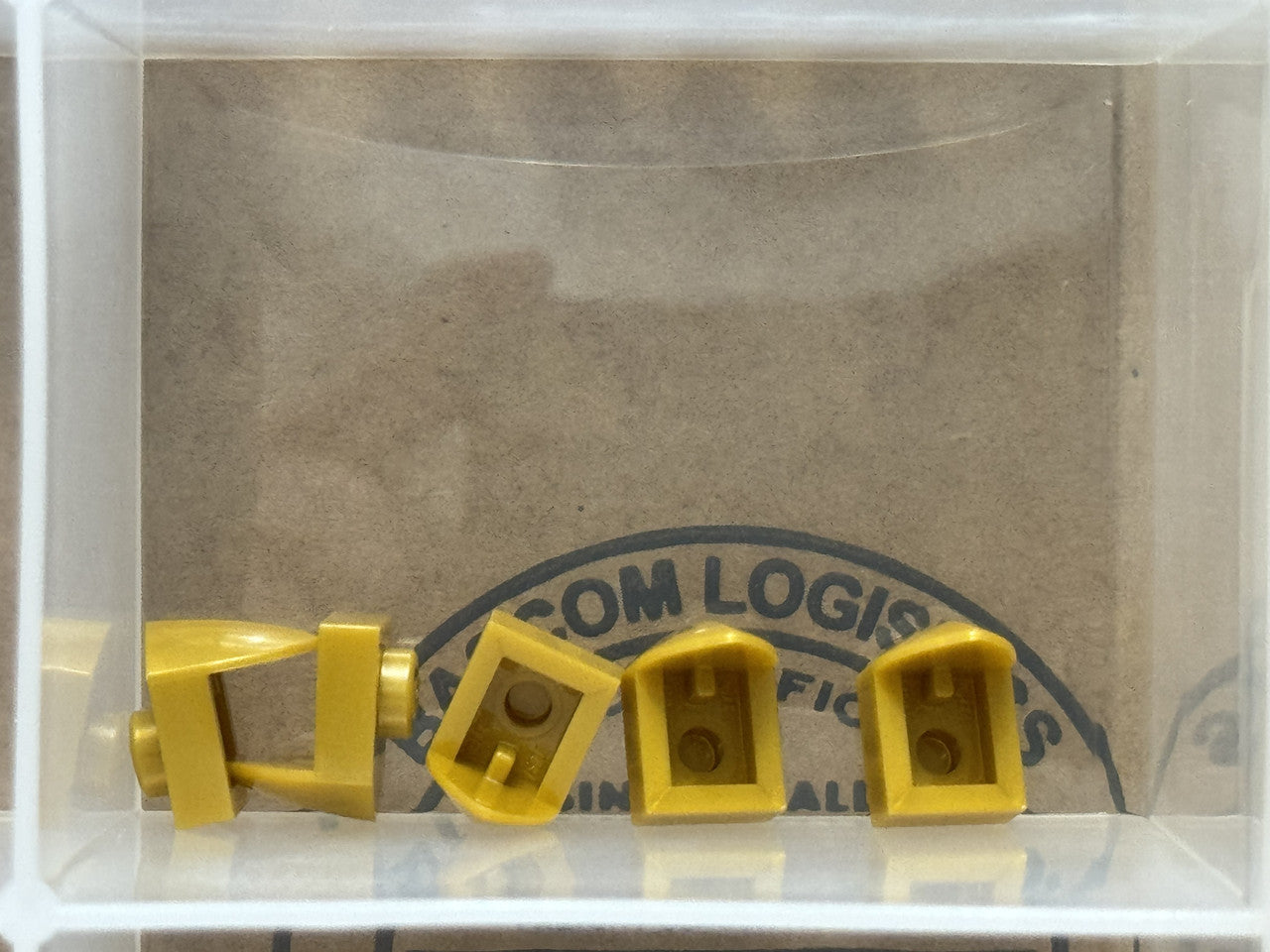 LEGO Parts - Pearl Gold Plate 1 x 1 with Tooth Vertical - No 15070 - QTY 5