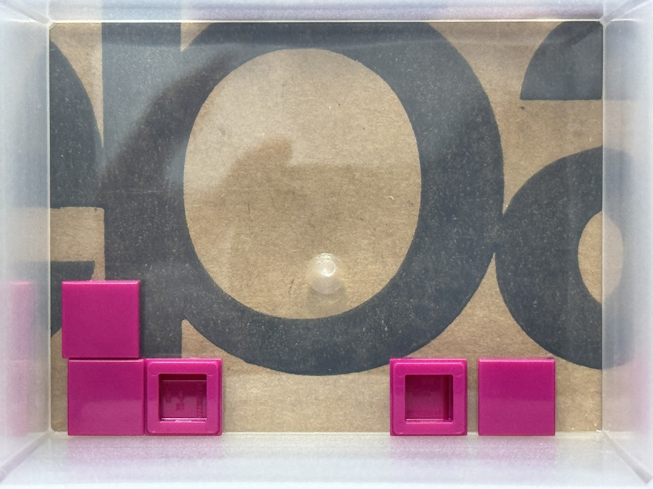 LEGO Parts - Magenta Tile 1 x 1 - No 3070 - QTY 5