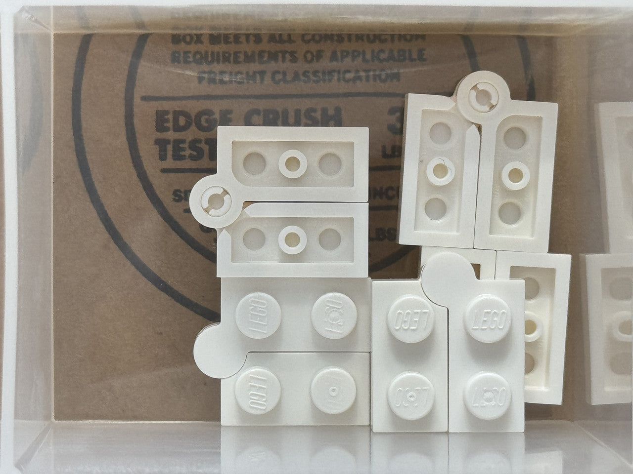 LEGO Parts - White Hinge Plate 1 x 4 Swivel (2429 / 2430) - No 2429c01 - QTY 5