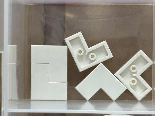 LEGO Parts - White Tile 2 x 2 Corner - No 14719 - QTY 5