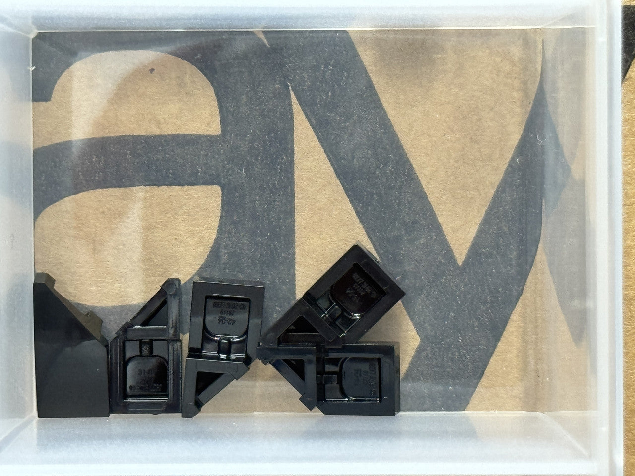 LEGO Parts - Black Wedge 2 x 1 x 2/3 Right - No 29119 - QTY 5
