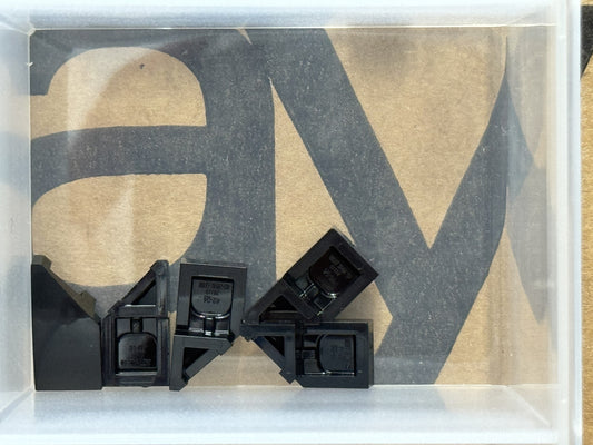 LEGO Parts - Black Wedge 2 x 1 x 2/3 Right - No 29119 - QTY 5