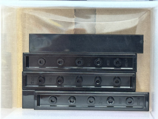 LEGO Parts - Black Tile 1 x 6 - No 6636 - QTY 5
