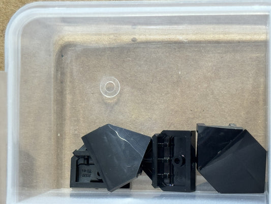 LEGO Parts - Black Wedge 2 x 2 x 2/3 Pointed - No 66956 - QTY 5