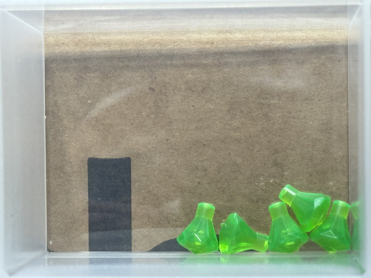 LEGO Parts - Trans-Bright Green Rock 1 x 1 Jewel 24 Facet - No 30153 - QTY 5