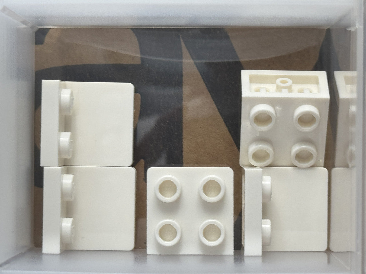 LEGO Parts - White Bracket 1 x 2 - 2 x 2 Inverted - No 99207 - QTY 5