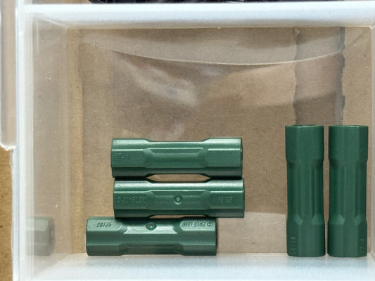LEGO Parts - Dark Green Technic, Axle Connector 3L - No 26287 - QTY 5