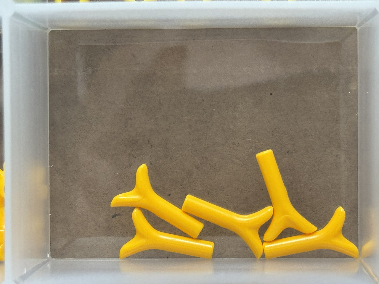 LEGO Parts - Bright Light Orange Plant Stem with Bar - No 33183 - QTY 5