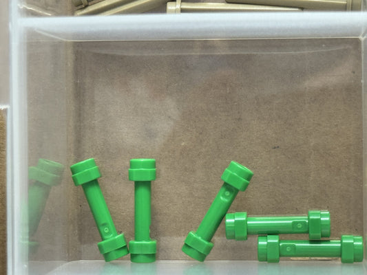 LEGO Parts - Bright Green Minifigure, Weapon Hilt Extended - No 66909 - QTY 5