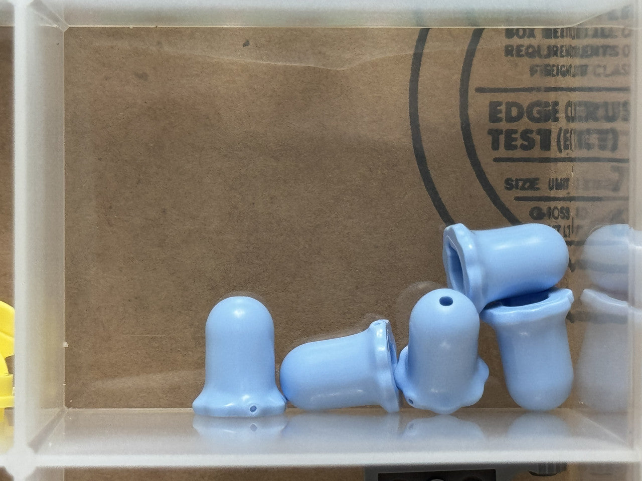 LEGO Parts - Bright Light Blue Plant Flower Bell Shaped - No 6017 - QTY 5