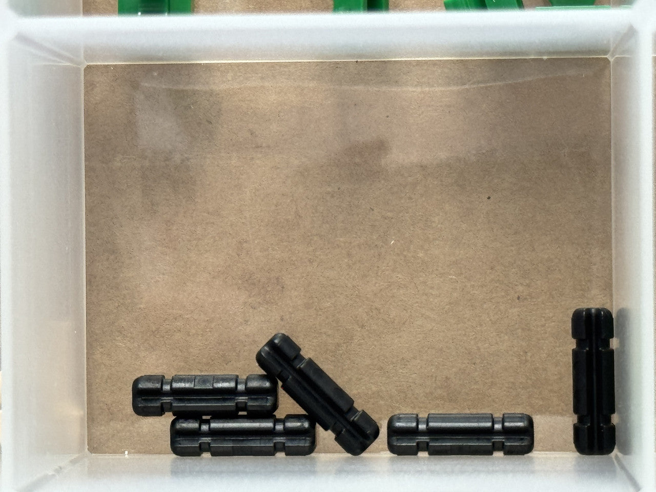 LEGO Parts - Black Technic, Axle 2L Notched - No 32062 - QTY 5