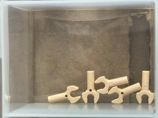 LEGO Parts - Light Nougat Bar 1L Clip Mechanical Claw - No 48729b - QTY 5