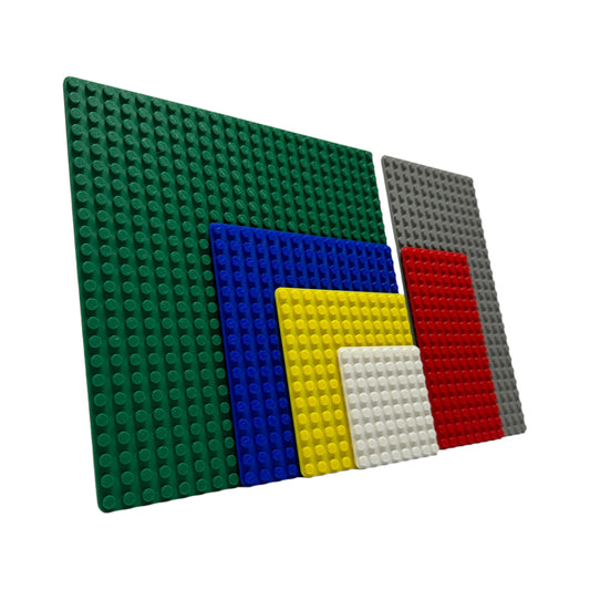 Brick Baseplate - 10 Sizes, 30 Colors